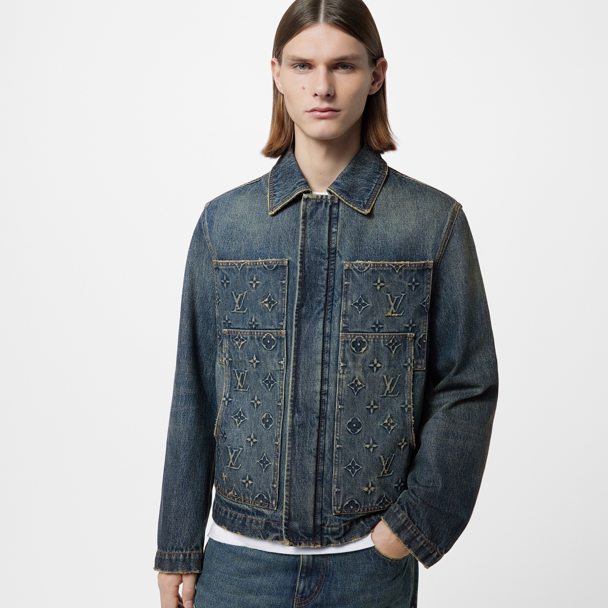 Workwear Denim Jacket Ready to Wear 1ABJ76 LOUIS VUITTON